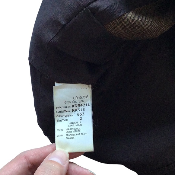 Vintage Michael Kors Made In Italy Wool Dress, size 2 - Picture 8 of 13